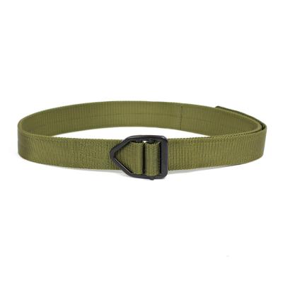 China Nylon Outdoor Tactical Seal Triangle Buckle Waist Camouflage Hunting Camouflage Belt Double-Layer Multifunctional Convenient Air Rescue Belt for sale