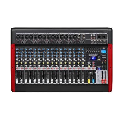 China 24bit DSP Effect Processor Professional 8 Mono+2 Anolog 10 Channel Stereo Audio Mixer MX-12FX for sale