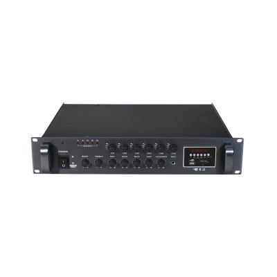 China Powerful 500W Audio Public Address System Multizone Mixer Amplifier with Blue-tooth AUX. USB/ SD Tuner MZ-2000BT-O for sale