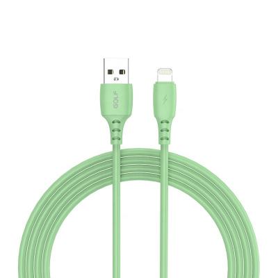 China Factory Price Strongest Factory Price MP3/MP4 Player USB Fast Charging Cable IPX 2.4A Liquid Silicon Fast Transmission Data Power Connector IOS Charging Wire for sale