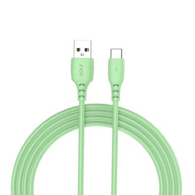 China Fast Charging MP3/MP4 Player USB Cable to Type-C Strongest Liquid Silicon Fast Transmission 2.4A Data Power Connector Charging Wire Factory Price for sale