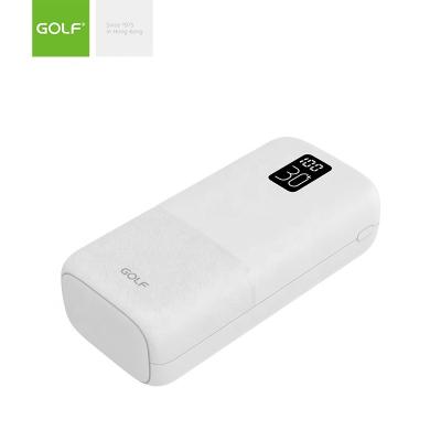 China Custom Fast Charging Palladium 22.5W Wholesale Price Power Bank 30000mah LCD Digital Display Logo Lithium Battery Charging Case Support GOLF Fast Charging for sale