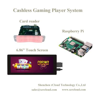 China RS232 Interface Casino Player Tracking System 6.86 Inch Capacitive Touch Screen à venda