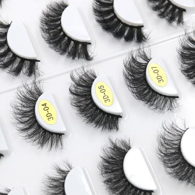 China Wholesale Naturally Thick Box 3d Free Custom Bottom Full Lash Strip Mink Lashes Dramatic Mink Lashes Sellers 3d 25mm Mink Eyelash for sale