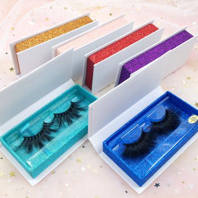 China Natural Soft Eyelash 5D Mink Strip Lash 25mm Mink Lashes And Lash Glue For Make Up Thick Mink Lashes Wholesale for sale