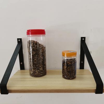 China Sustainable Metal Wall Rack Wall Mount Decoration Wood Hanging Floating Shelves for sale