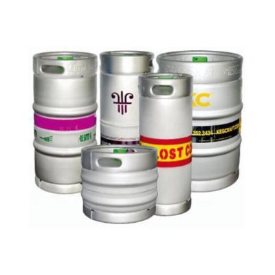 China Beer OEM Customized US Beer Keg 10l 20l 30l 50l Stainless Steel Beer Kegs for sale