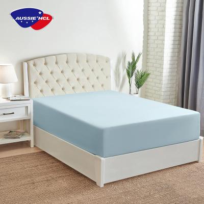 China Wholesale Foldable Home Hotel Anti Dust Mite Knitted Fitted Waterproof Bed Mattress Protector Fire Proof Mattress Encasement Cover for sale