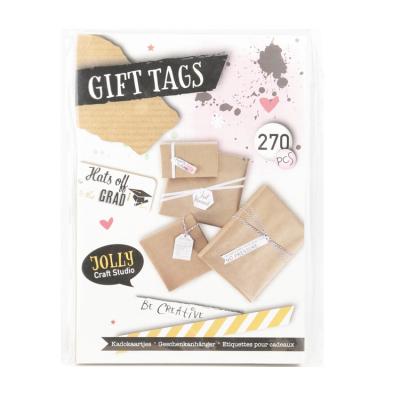 China Other Wholesale Custom Logo 270 Pcs Different Shape Gift Tags Pad for sale