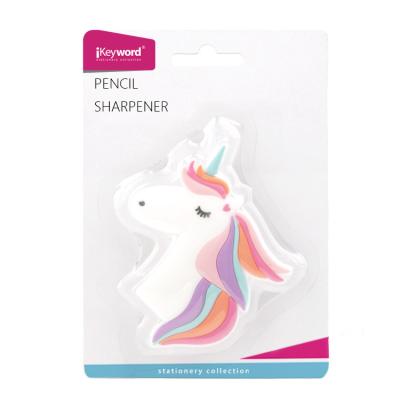 China Wholesale Kawai Unicorn Pencil Sharpener Cute School Office for School for sale