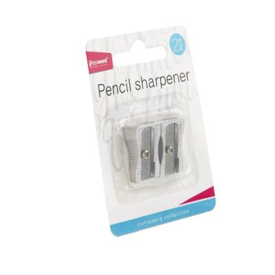 China School Office Standard Wholesale Single Hole Mini Metal Aluminum Pencil Sharpener for sale