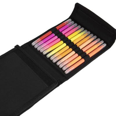 China Hot-selling Painting/Drawing Portable 48 Colors Dual Tips Design Permanent Sketch Art Marker Pen Set with Two Broad Fineline Tips for sale