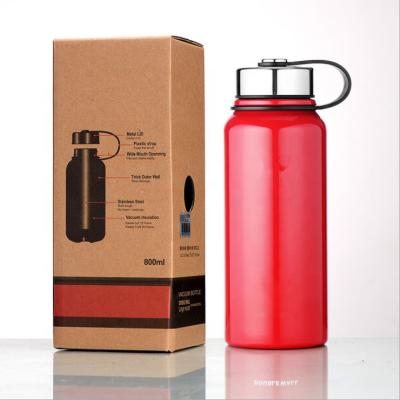 China Double Wall Stainless Steel Vacuum Flask Vacuum Thermos Metal Sustainable Water Bottle Insulated Thermal Flask Insulated Glass Bottle for sale