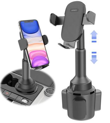 China Adjustable Strong Cup Holder Phone Mount for Car Truck with Adjustable Height 360 Rotatable Arm Long Quick Swivel Extender for sale