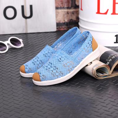 China 2021 New Flat Design Slip On Women Flat Casual Canvas Shoes for sale