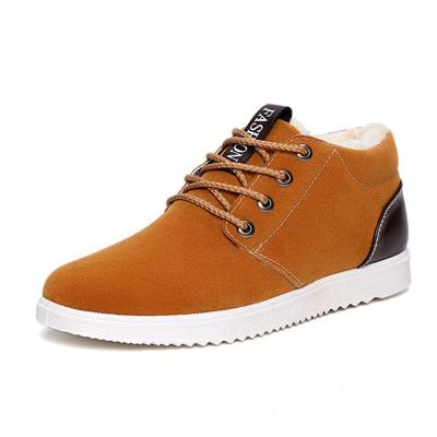 China Fashion trend factory price cheap fashion casual shoes boots winter suede running shoes for men for sale