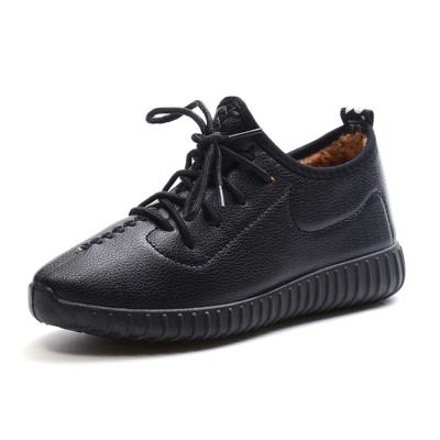 China Comfortable pu of the best fashion trend factory design casual warm shoes plus cotton shoes for sale