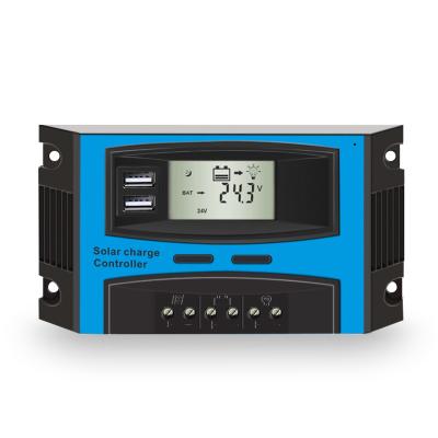 China Factory 12V 24V PWM 10A 20A 30A 40A 50A Charger Controller Solar Charge Controller With Best Price for sale