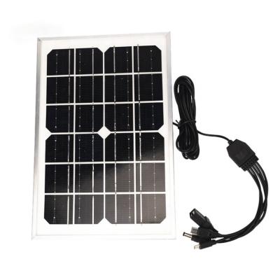 China Small 6V 5W Monocrystalline Silicon Solar Panel With High Performance Cell Tempered Glass Anodic Oxidation Monocrystalline Aluminum Alloy For Home for sale