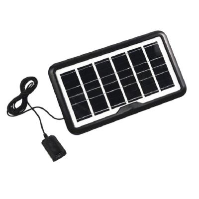 China Smart Chips 6v 4w Waterproof Folding Portable Solar Panel For Phone USB Charging Outdoor 25*14CM for sale