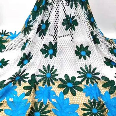 China Latest Latest Viable Newcomers African Laces Hollow Lace African Dry Lace Fabric Swiss Sewing Allure Sewing for sale