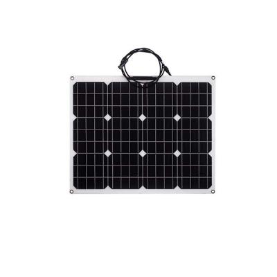 China 50w halbflexible Solarzellen mit hoher Festigkeit biegbare Solarzellen zu verkaufen