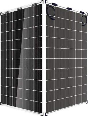 China 375 Watt geanodiseerde bifaciale PV-panelen monofaciale zonnepanelen 6 x 20 putten Te koop