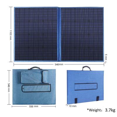 Chine Meilleur panneau solaire portable de 100W Taille 1275*545*5mm Pour la lumière de voyage extérieure à vendre