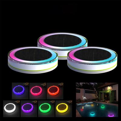 China New Waterproof Garden Solar Power Pool Lights Floating Led Swimming Pool Light for sale