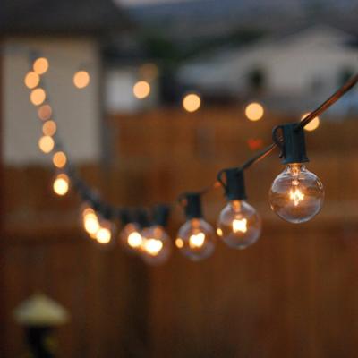 China LANDSCAPE 7.62m 25 Lights Indoor Ip44 / Outdoor G40 Waterproof Led String Lights For Christmas for sale