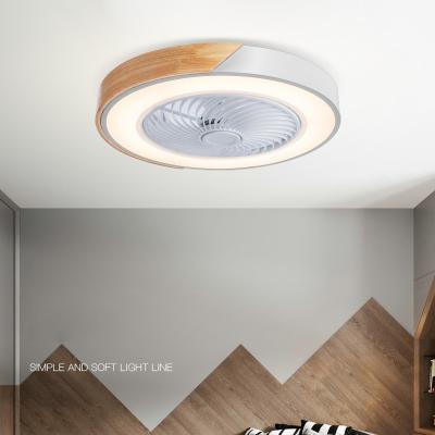 China Modern Modern Style APP Dimmable Remote Control Led Ceiling Fan With Lights For Bedroom for sale