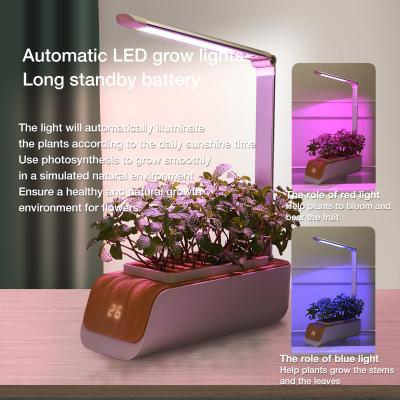 China FLOWER New 2021 Smart Hydroponics Intelligent Planter Led Grow Hydroponic Vegetables Automatically Light Indoor Timer Plant Grow Box for sale