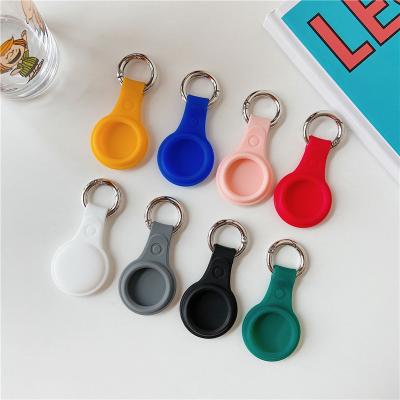 China Kids For Apple Airtag Case Silicone Sleeve Protective Cover Silicone Key Chain Case For Airtags Accessories for sale