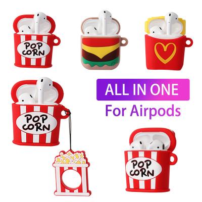 China For Earbuds For AirP OD Case Chips Unique Silicone Shockproof Case, Cover Device For AirPod 2 Wireless Earphone Accessories for sale