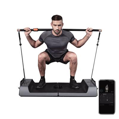 China Kevlar APP Material Control Smart Gym Multi Station With Video Teaching Professional Guidance for sale