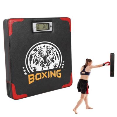 China No Dent Soft And Wear Resistant PU Leather Smart Boxing Pads 5 Big Data Real Time Display for sale