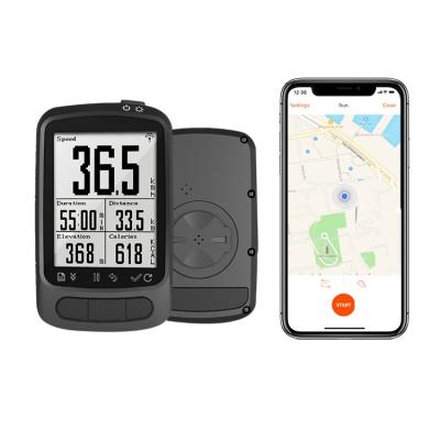 China Wireless GPS Bike Computer Bike Speedometer and Rechargeable Odometer MTB Tracker with Auto LCD Backlight Display 53*89.2*20.6mm for sale