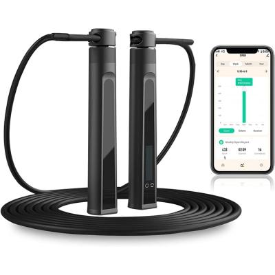 China Cloud Data Sync Home Gym Workout Smart Jump Rope With App Counts Calories Fitness Speed ​​Rope for sale