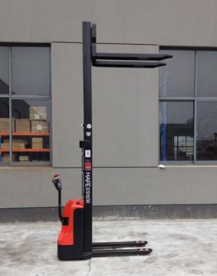 China hotsell in EURO warhouse stack goods  electric forklift 1ton/3m lifting height  with adjustable fork promotion USD2250 for sale