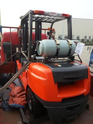 China New technology FY30T LPG forklift 3.0t, Nissan K25 engine, hydraulic transmission, Impco LPG system, VM300, LF092 for sale