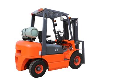 China LPG forklift FY25T 2.5t 4.8M Gasoline/Liquefied gas/Natural gas LPG Forklift with side shift  and Nissan K25 engine for sale