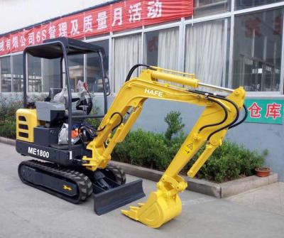 China Cheaper 1.8t 1800kg mini excavator with nice performance with chinese engine made in china hot sell in newzealand for sale