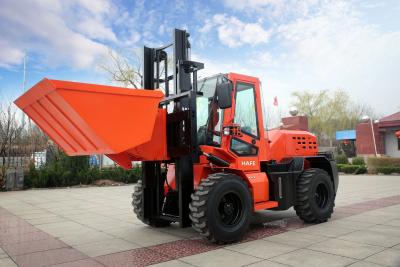 China D35W All Rough Terrain Forklift with china C490 or cummins EPA engine4x4 all terrain forklift for sale