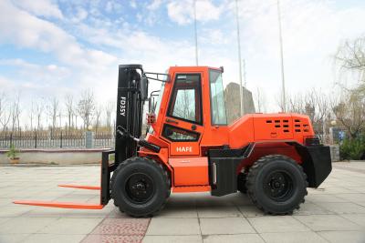 China New technology DurableFD35W 3.5tall terrain diesel forklift  use for moving and lifting cargo withJapanese engine for sale