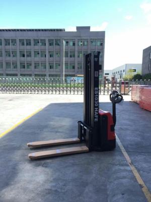 China Electric Forklift ES1030 With adjustable fork capacity 1ton lifting 3m height for sale