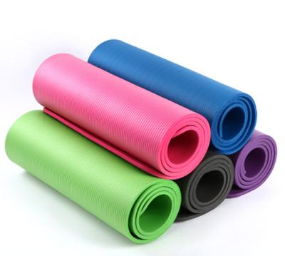 China Non-Toxic Eco-Friendly Non-Toxic NBR Anti Tear Massage Maker Foam Extra Thick High Density Yoga Mat for sale