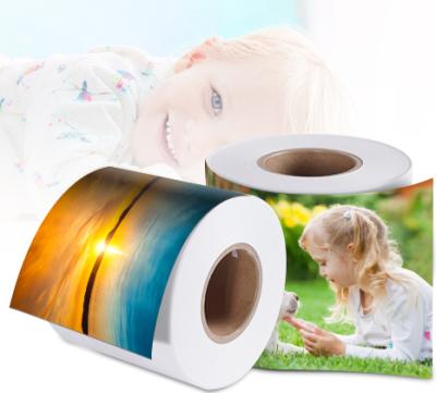 China Pearl Huilin Inkjet RC 6 Inch Outdoor Glossy Photo Paper Roll For Minilab Printing for sale