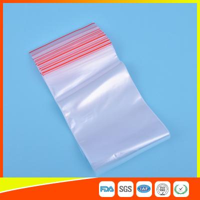 Cina La piccola serratura di plastica dello zip insacca/borse a chiusura lampo ermetiche per l'imballaggio cosmetico della medicina dell'alimento in vendita