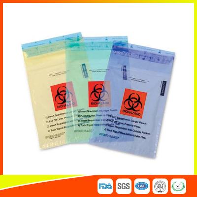 China Ziplock Specimen Transport Bags For Transporting Lab Specimens LDPE Plastic for sale