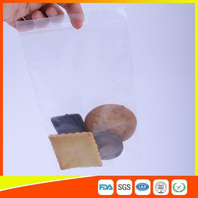 China O petisco Ziplock do produto comestível do agregado familiar ensaca com furo/gancho do punho à venda